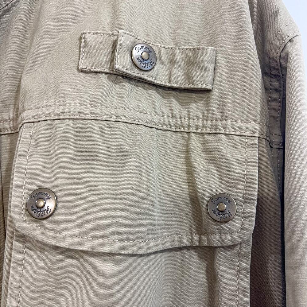 Vintage 90s Tommy Hilfiger Mens Size M Outdoor Hunting Parka Layer Jacket Khaki - Picture 9 of 16